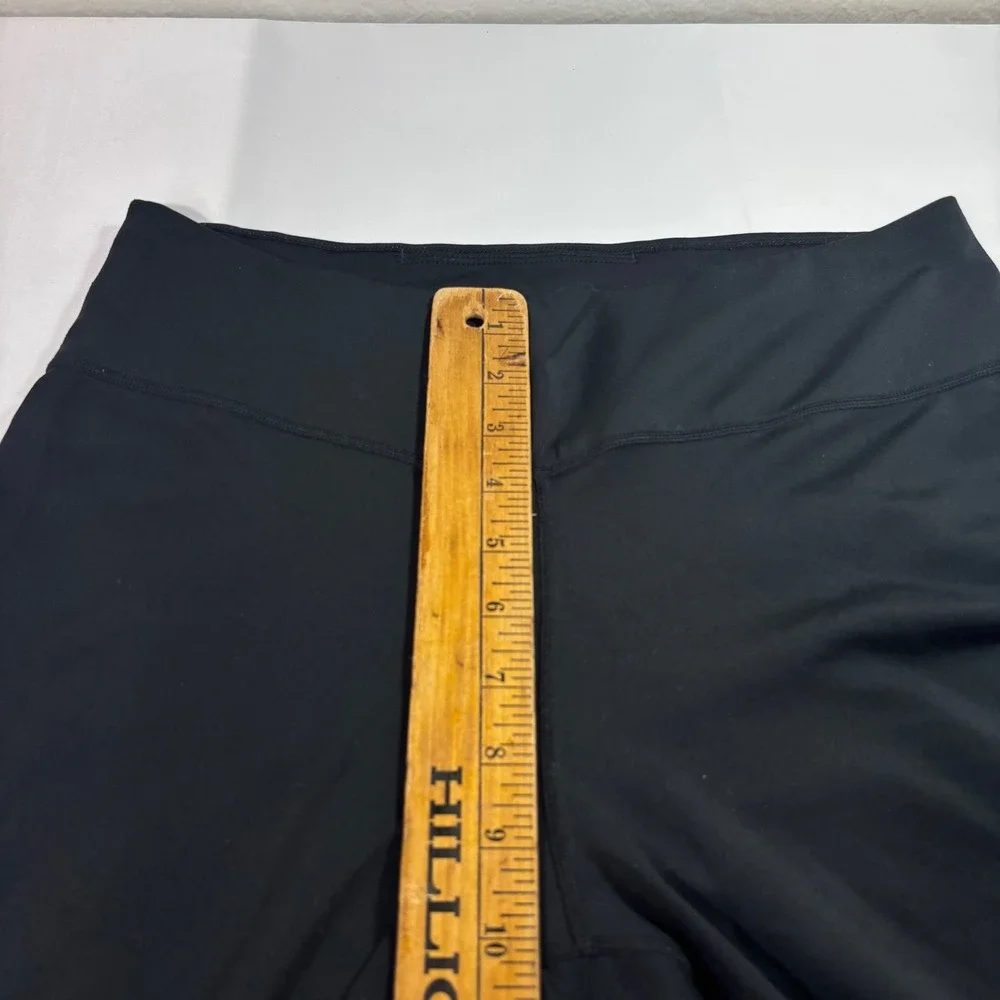 Nike Women Tight Dri-FIT Full Legging Mid‎ Rise Black Gold Swoosh DM1608 Size L